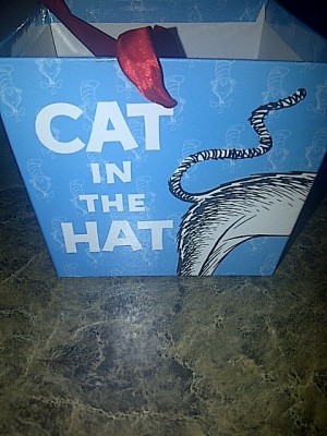Dr. Seuss Cat In The Hat Paper Pail