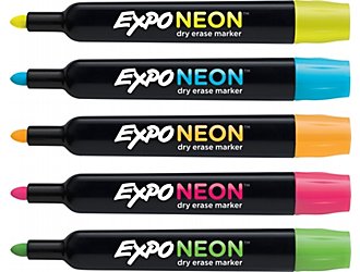 expo markers The Expo Neon Dry Erase Board