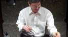 Office Supply Salesman plays Flight of The Bumble Bee with Pencils