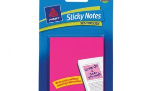 Avery See-Through Sticky Notes