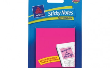 Avery See-Through Sticky Notes Avery See-Through Sticky Notes