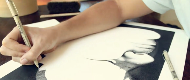 Post image for Artist Creates Picture of Father Using 3.2 Million Ink Dots
