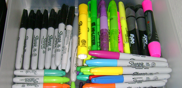 my sharpie permanent marker collection